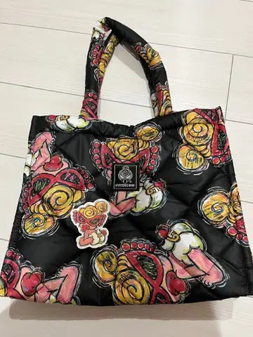 정품 HYSTERIC MINI 스퀘어 백 마더백 블랙