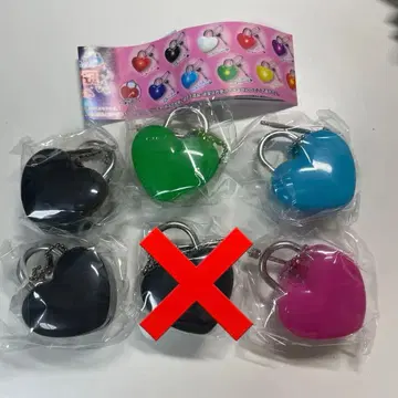 하트 자물쇠 가챠가챠 미사용 새상품
