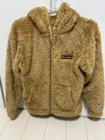 Champion 베이지 보아 자켓 LARGE