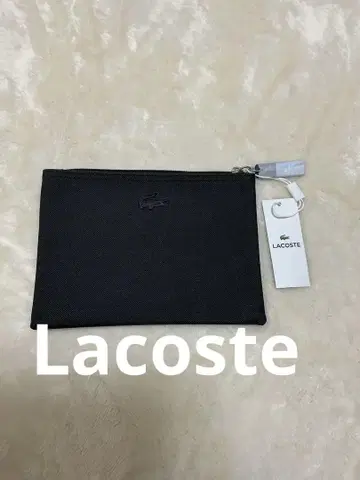 LACOSTE 블랙 클러치백