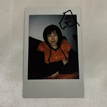 청가벽우 친필 사인 폴라로이드