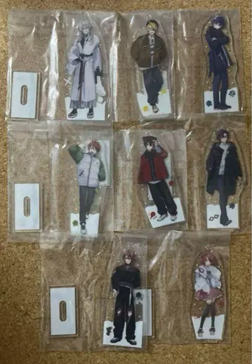 8세트 카라피치 컬러풀 피치 제일복권 아크릴 스탠드 묶음 판매