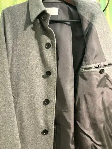 EDIFICE 캐시미어 혼방 울 스텐카라 코트 46