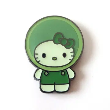 만박 일본관 키티 핀 배지 클로렐라