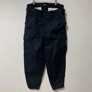 TMT 블랙 밀리터리 카고 팬츠
