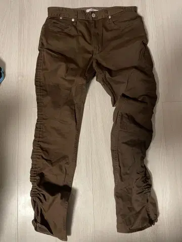 nonnative 브라운 슬림핏 팬츠