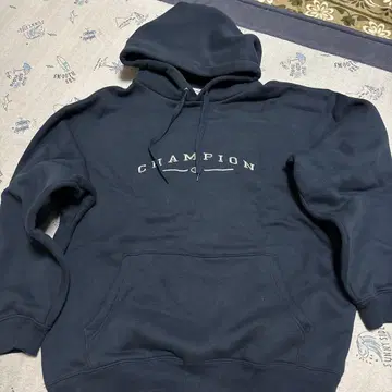 Champion 후드 부착 맨투맨 X-LARGE 네이비