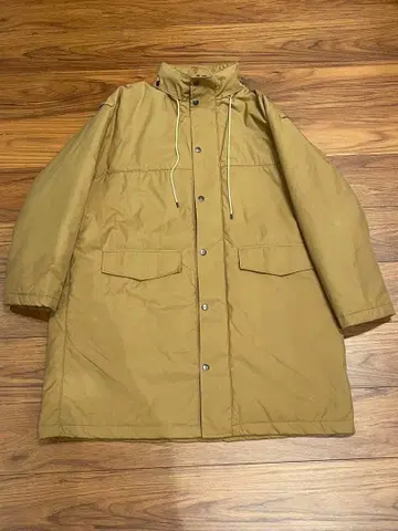 AURALEE FINX NYLON OX BATTING 후디드 코트