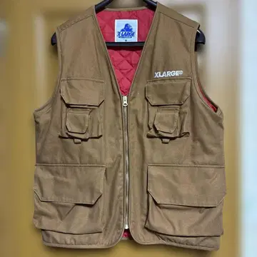 X-LARGE 브라운 베스트 M 사이즈