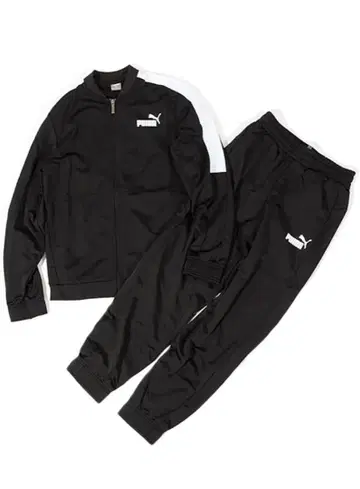PUMA 블랙 저지 세트 m