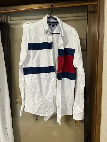 TOMMY HILFIGER 스트라이프 긴팔 셔츠