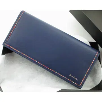 1점 한정 미사용품 박스 포함 폴스미스 인기 멀티 덮개 장지갑 블루