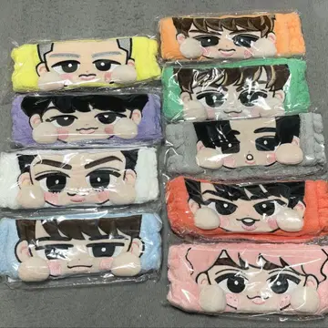 스노우 칠 헤어밴드 9개 세트
