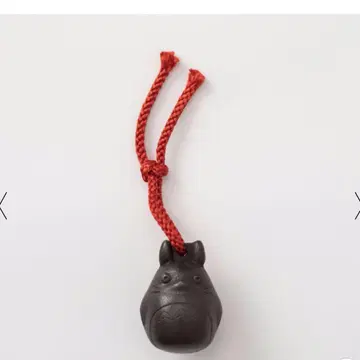 나카가와 마사시치 상점 토토로 부적 방울 블랙