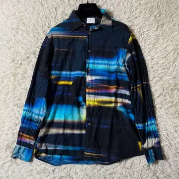 [ 25SS ] 폴스미스 모션 블루 긴팔 셔츠 블랙 M 사이즈