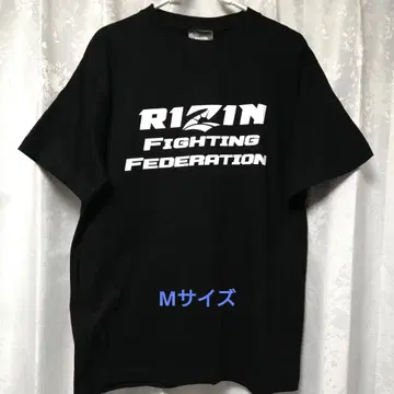 RIZIN 라이진 프린트 T셔츠 블랙 M사이즈