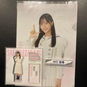 나카가와 치히로 로손 복권 아크릴 스탠드 케이블 클립 클리어 파일