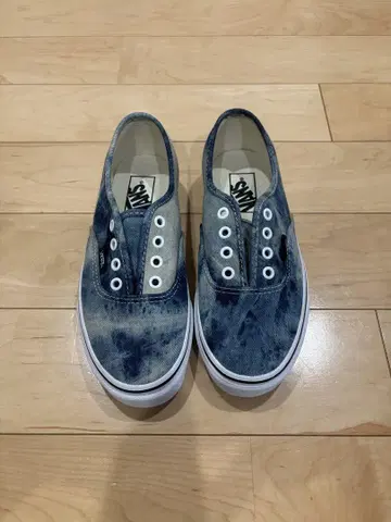Vans 데님 타이다이 오센틱 23cm 상자 및 끈 없음