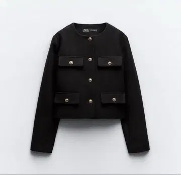 ZARA 플랩 크롭 자켓