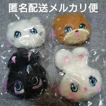 foxy illustrations 포근포근 봉제 인형 클립 4개 세트