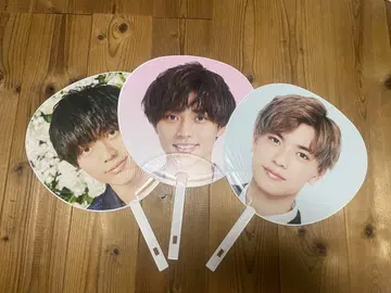 부채 3개 세트 렌 나가세 쿄헤이 타카하시