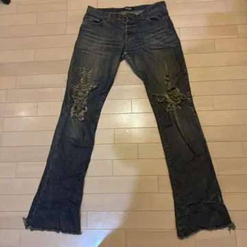 D&G 데미지 가공 블루 데님 size 50