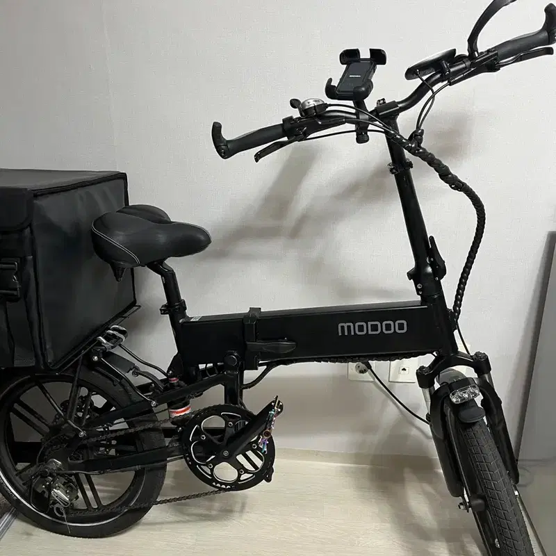 MODOO 블랙 접이식 전기자전거