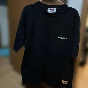 NEW JACK 블랙 반팔T셔츠