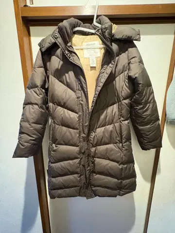 Eddie Bauer 구스 다운 다운 자켓 브라운