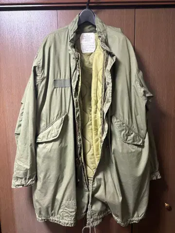 새상품급 US.ARMY M-65 모즈 코트 피쉬테일 80s M