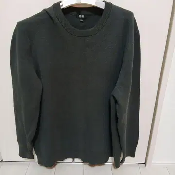 UNIQLO XXL 워셔블 밀라노 리브 크루넥 스웨터