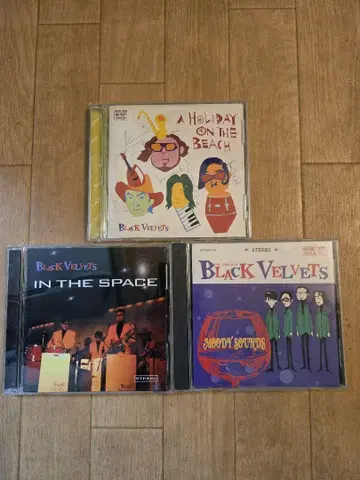 친필 사인 블랙벨베츠 CD 3장 BLACK VELVETS