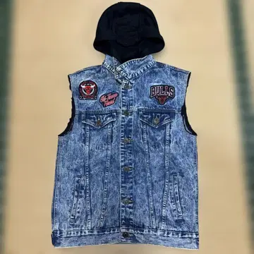 NBA BULLS 데님 자켓 M