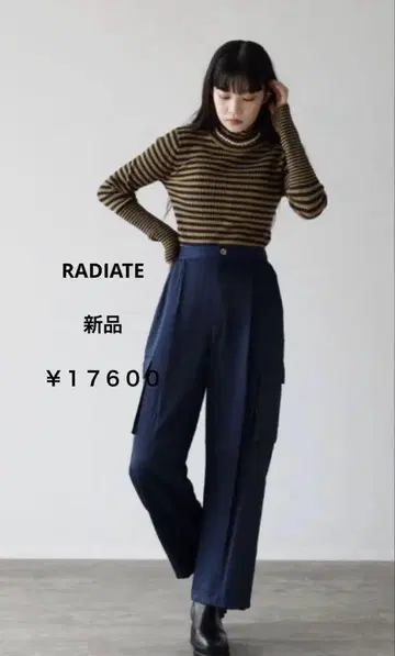 [ RADIATE ] 새틴 스트레이트 카고 팬츠 택 포함 미사용 새상품