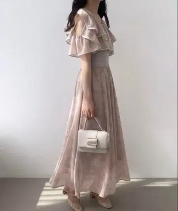MAJESTIC LEGON 더블 칼라 코르셋 원피스