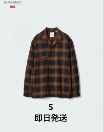 JW ANDERSON 브러쉬드 코튼 오버 사이즈 셔츠 S 사이즈