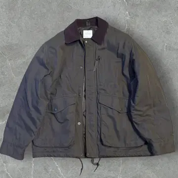 FREAK'S STORE 옷깃 코듀로이 절개 코튼 나일론 블루종
