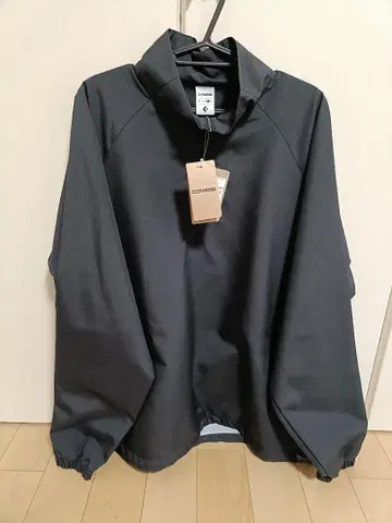 [ 새상품 ] CONVERSE 풀오버 자켓 L 사이즈 블랙