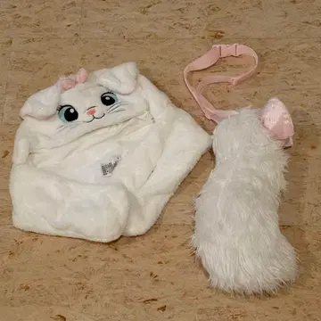 [새상품급] 상하이 디즈니 한정판 마리 팬캡 & 꼬리