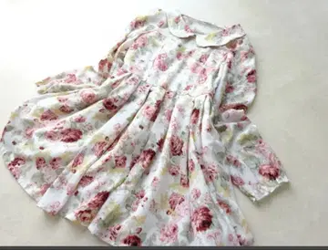 리즈리사 장미 프린트 원피스