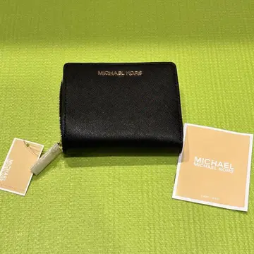 [ 미사용 ] 마이클코어스 MICHAEL 접이식 지갑 블랙