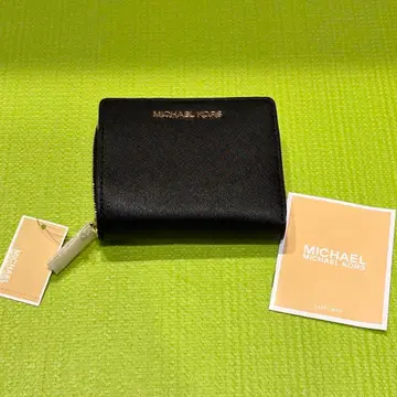 [ 미사용 ] 마이클코어스 MICHAEL 접이식 지갑 블랙