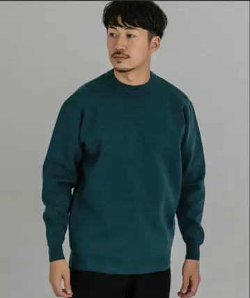 URBAN RESEARCH 울 혼방 밀라노 리브 크루넥 니트