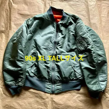 90s USA ALPHA MA-1 XL TALL goodenough
