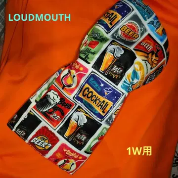 골프헤드커버 1W 맥주 패턴 LOUDMOUTH ( 무료배송 )