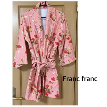 Franc franc 플라워 프린트 목욕 가운