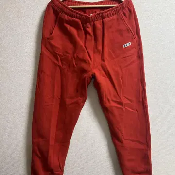 AKTR 레드 스웨트 팬츠
