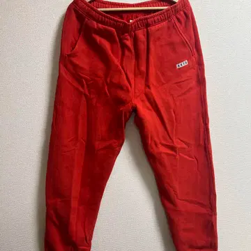 AKTR 레드 스웨트 팬츠