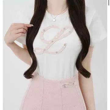 LUMIGNON 트위드 비쥬 루미 T [핑크]