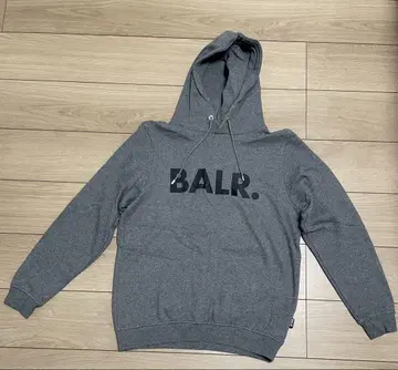 BALR. 그레이 후드티 S 사이즈
